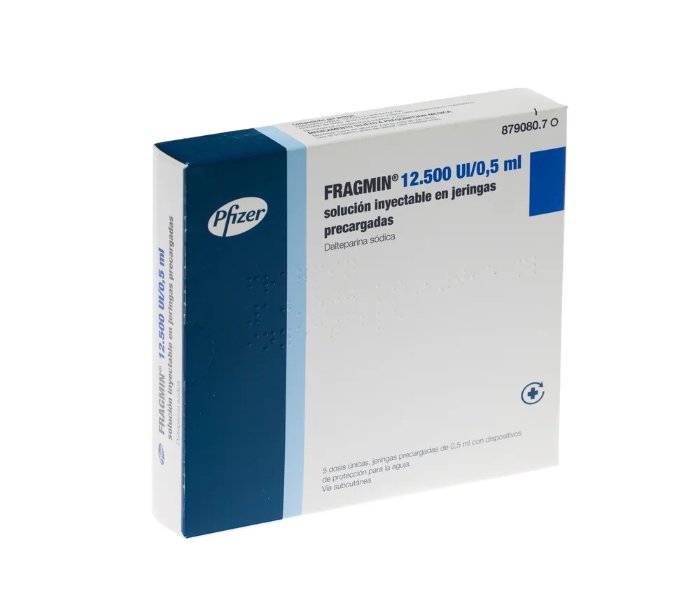 Fragmin 12,500 IU/0.5 ml solution for injection in pre-filled syringes solution for injection in a pre-filled syringe