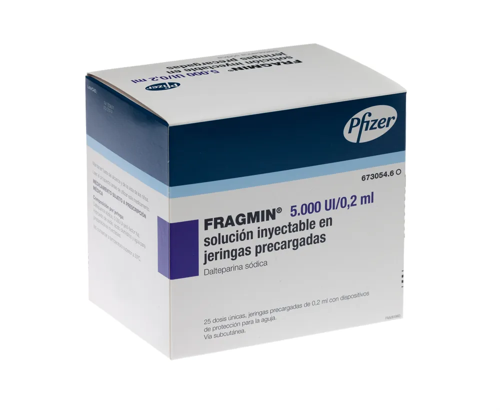 Fragmin 5.000 UI/0,2 ml soluzione iniettabile in siringhe preriempite soluzione per iniezione in siringa preriempita