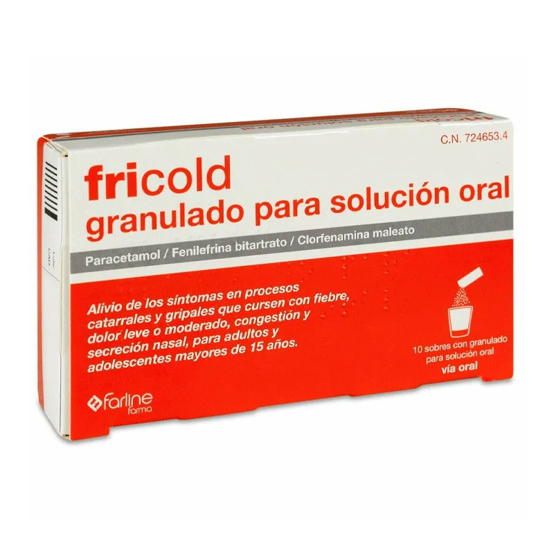 Fricold granules for oral solution powder for oral solution