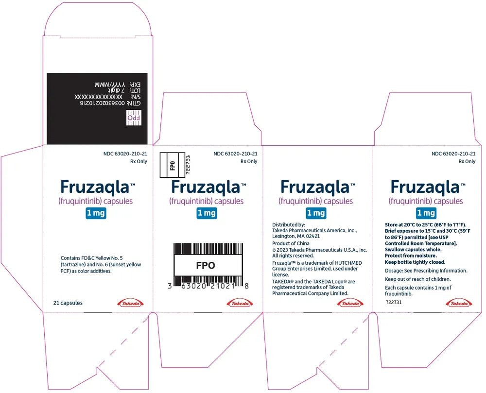 Fruzaqla 1 mg hard capsules capsules, hard