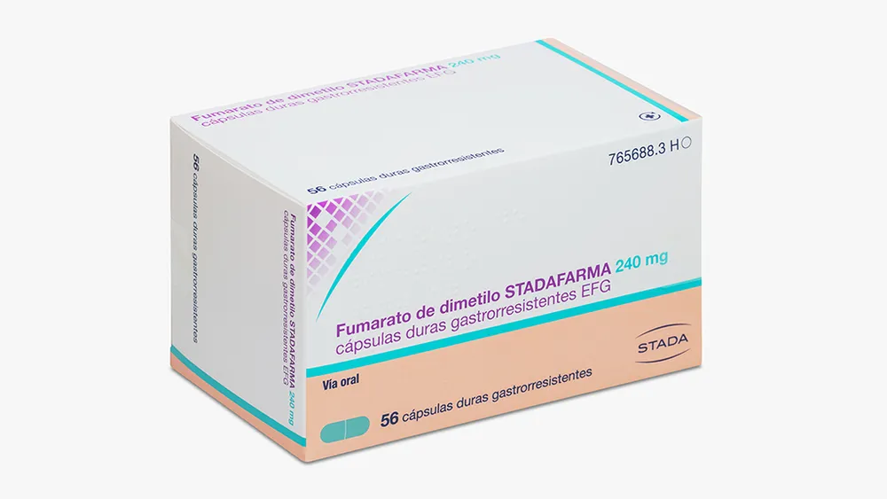 Fumarato di dimetile Stadafarma 240 mg capsule rigide gastroresistenti EFG capsula, dura gastrorresistente
