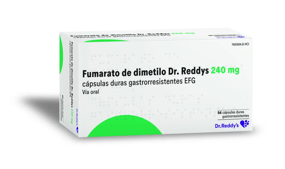 Dimethyl fumarate Tevagen 240 mg gastro-resistant hard capsules EFG capsules, hard, enteric-coated