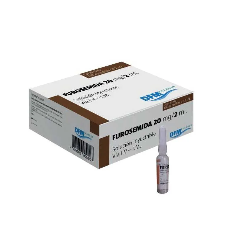 Furosemide Fresenius Kabi 20 mg/2 ml soluzione iniettabile e per infusione EFG soluzione per iniezione