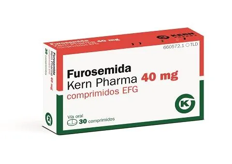 Фуросемида Керн Фарма 40 мг таблетки ЕФГ таблетки