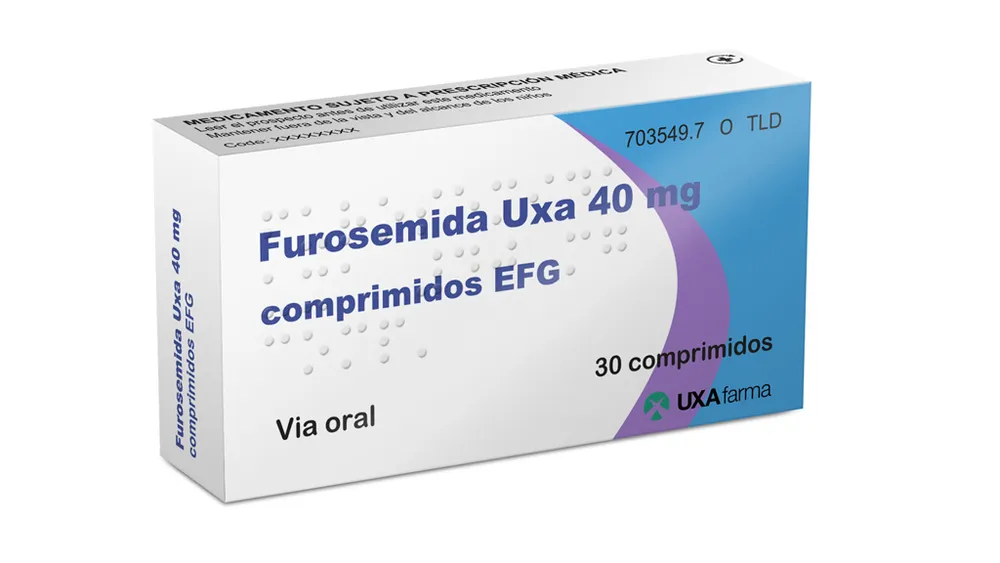 Furosemide Vir 40 mg tablets EFG tablets