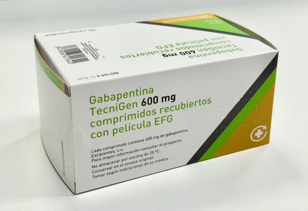Gabapentin Tecnigen 600 mg film-coated tablets EFG tablets, film-coated