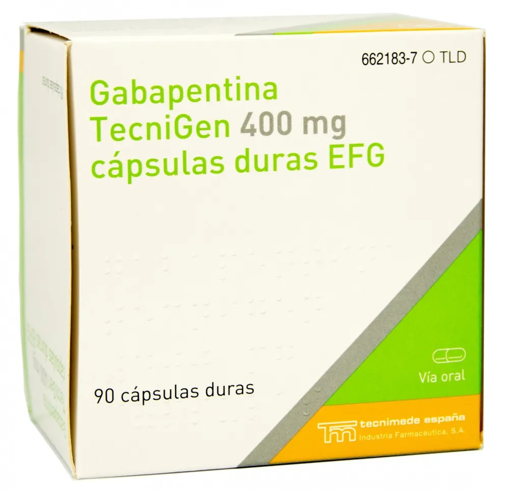 Gabapentin Tevagen 400 mg hard capsules EFG capsules, hard
