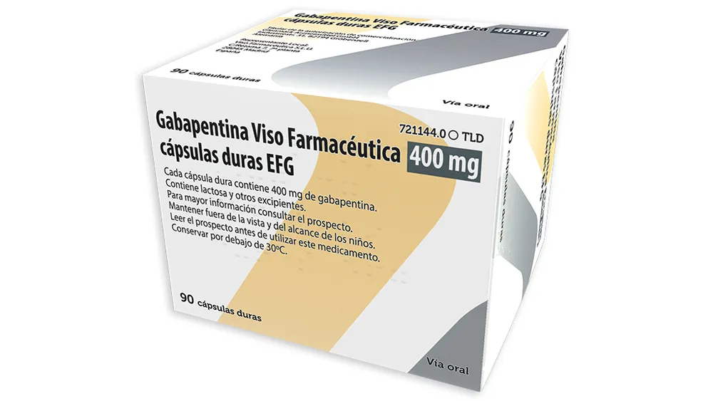 Gabapentin Viso Farmaceutica 400 mg hard capsules EFG capsules, hard