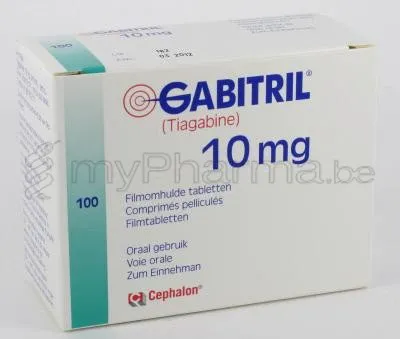 Gabitril 10 mg film-coated tablets tablets, film-coated