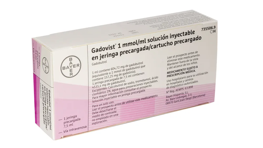 Gadovist 1 mmol/ml solution for injection in pre-filled syringe / pre-filled cartridge solution for injection