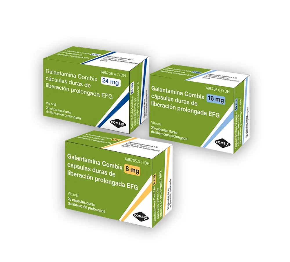 Galantamina Combix 8 mg capsule rigide a rilascio prolungato EFG capsula, rigida a rilascio prolungato