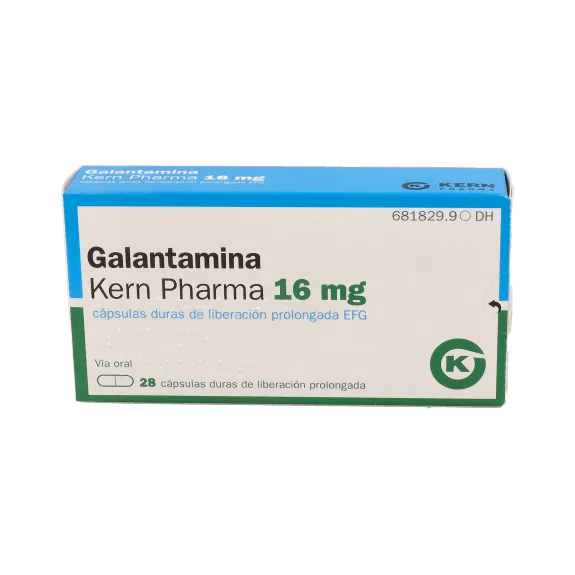 Galantamine Kern Pharma 16 mg prolonged-release hard capsules EFG capsules, hard, prolonged release
