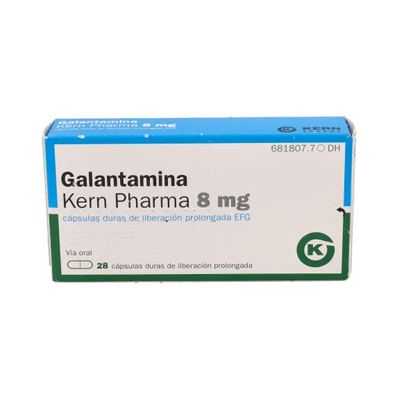 Galantamina Kern Pharma 8 mg capsule rigide a rilascio prolungato EFG capsula, rigida a rilascio prolungato