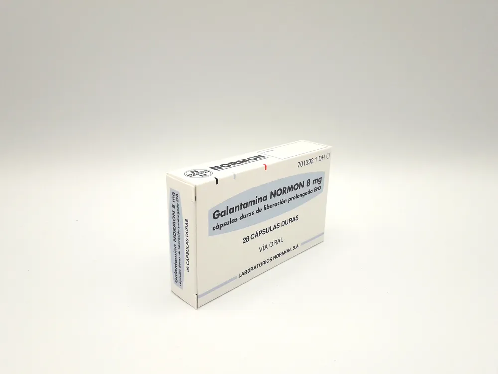 Galantamina Normon 8 mg capsule rigide a rilascio prolungato EFG capsula, rigida a rilascio prolungato