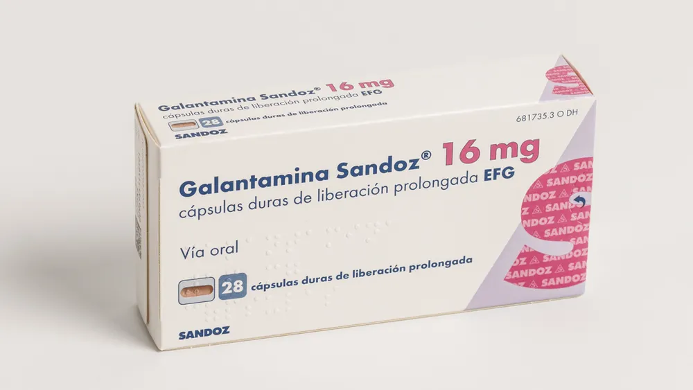 Galantamine Sandoz 16 mg prolonged-release hard capsules EFG capsules, hard, prolonged release