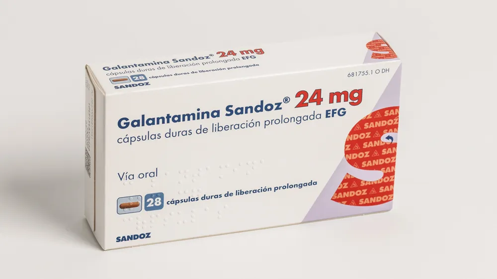 Galantamine Sandoz 24 mg prolonged-release hard capsules EFG capsules, hard, prolonged release