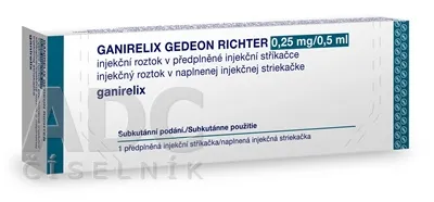 Ganirelix Gedeon Richter 0,25 mg/0,5 ml soluzione iniettabile in siringa preriempita EFG soluzione per iniezione in siringa preriempita