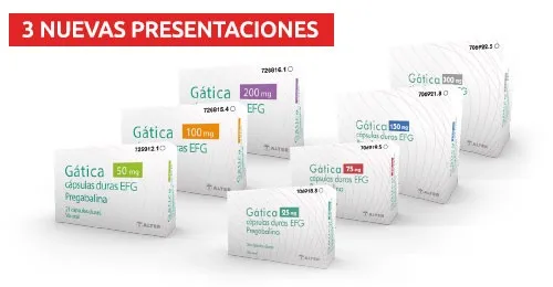 Gatica 75 mg hard capsules EFG capsules, hard