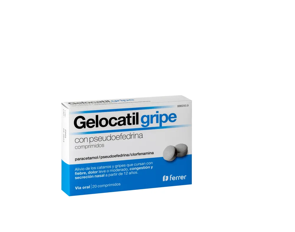 Gelocatil Gripe con Pseudoefedrina compresse compresse