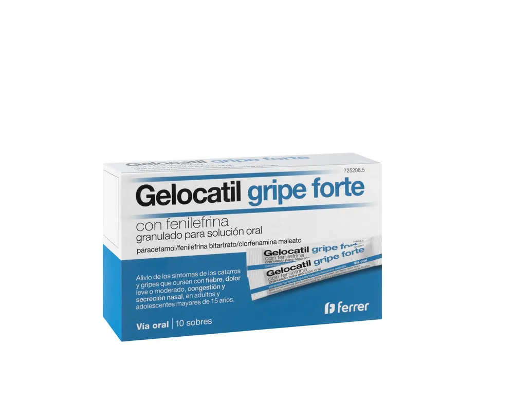 Gelocatil Gripe Forte con fenilefrina granulato per soluzione orale granulato, per soluzione orale