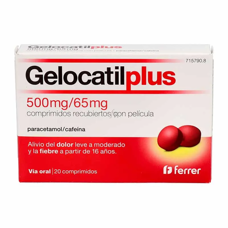 Gelocatil Plus 500 mg/65 mg film-coated tablets tablets, film-coated