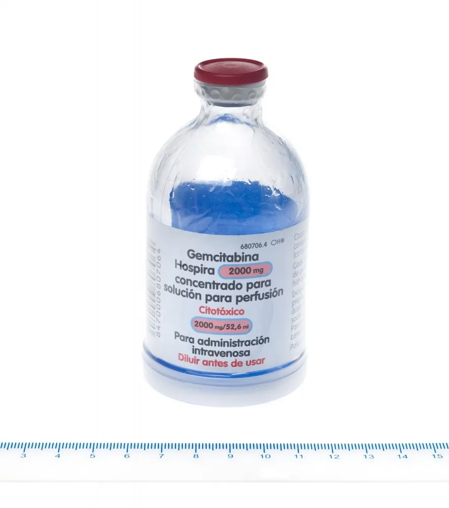 Gemcitabine Aurovitas Spain 2000 mg concentrate for solution for infusion solution for infusion, concentrate
