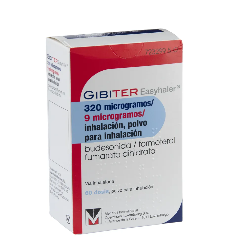 Gibiter Easyhaler 320 micrograms/9 micrograms/inhalation powder for inhalation powder for inhalation