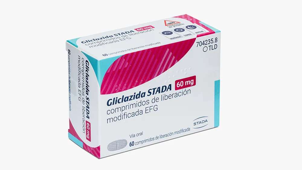 GLICLAZIDA STADA 60 MG COMPRIMIDOS DE LIBERACION MODIFICADA EFG COMPRIMIDO DE LIBERACIÓN MODIFICADA