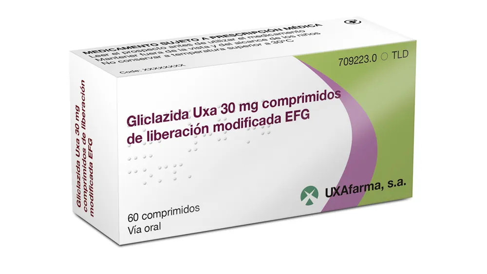 Gliclazide Uxa 30 mg modified-release tablets EFG tablets, modified release