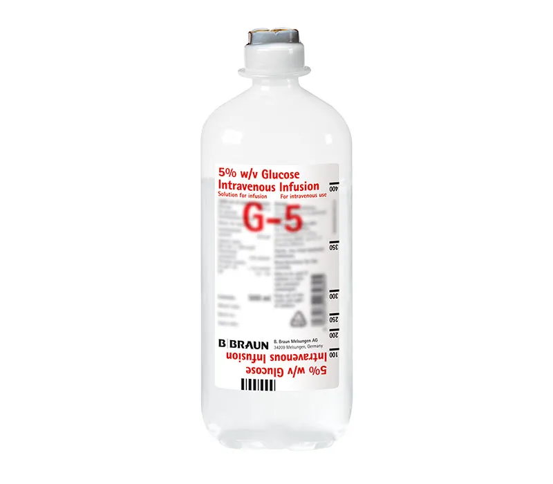 Glucosio 5% Braun soluzione per infusione soluzione per infusione