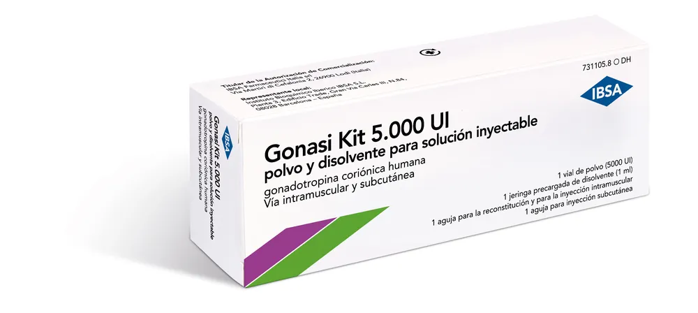 Gonasi Kit 5,000 IU powder and solvent for solution for injection powder and solvent for solution for injection