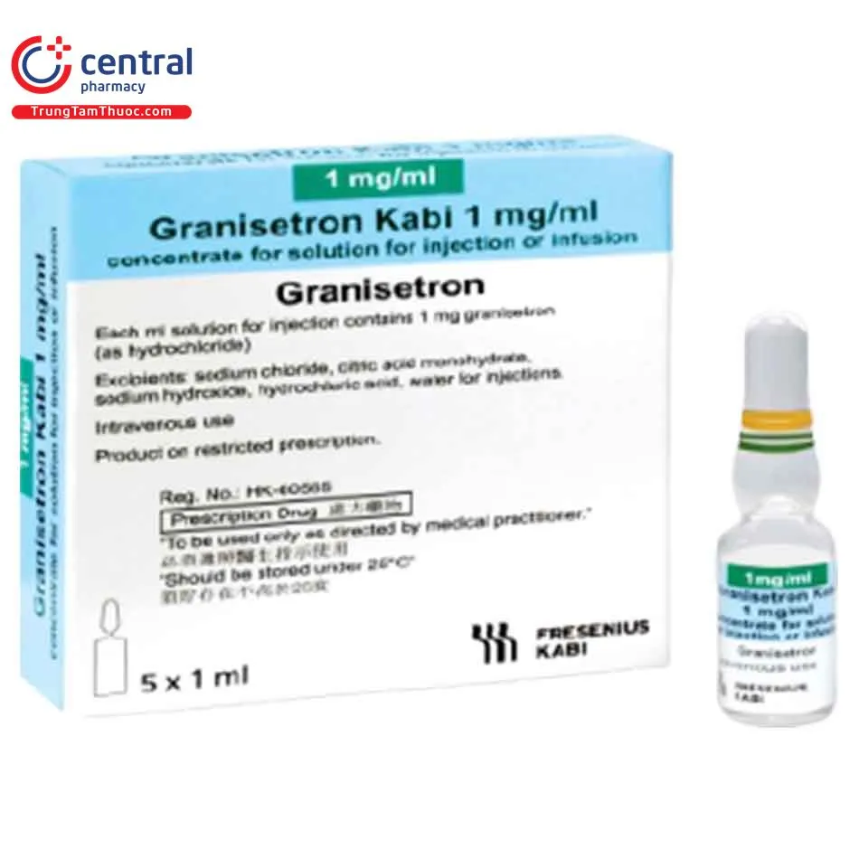 Granisetron Kabi 1 mg/ml concentrate for injection solution EFG solution for injection, concentrate