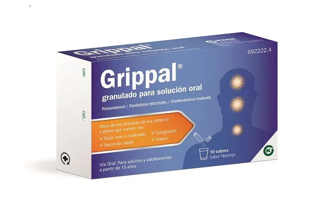 Grippal with phenylephrine granules for oral solution powder for oral solution