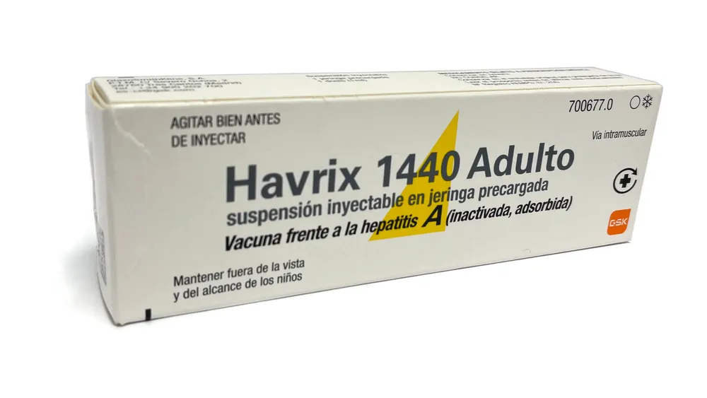 Havrix 1440 Adulto, injectable suspension in pre-filled syringe suspension for injection, in pre-filled syringe