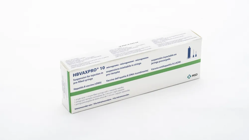Hbvaxpro 10 microgrammi, sospensione iniettabile in siringa preriempita sospensione per iniezione