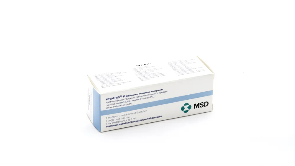 HBVaxPro 40 micrograms, injection suspension suspension for injection