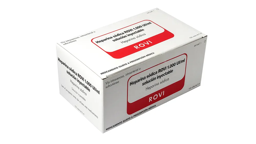 Heparina sodica Rovi 1000 UI/ml soluzione iniettabile soluzione per iniezione