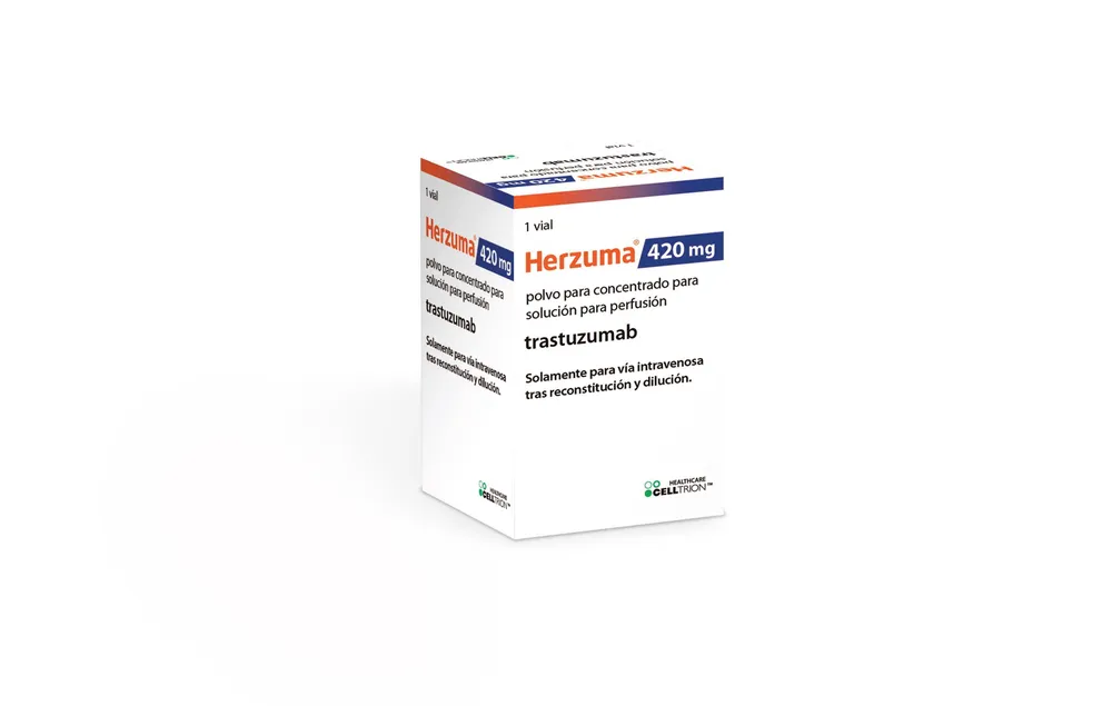 Herzuma 420 mg polvere per concentrato per soluzione per infusione polvere per concentrato per soluzione per perfusione