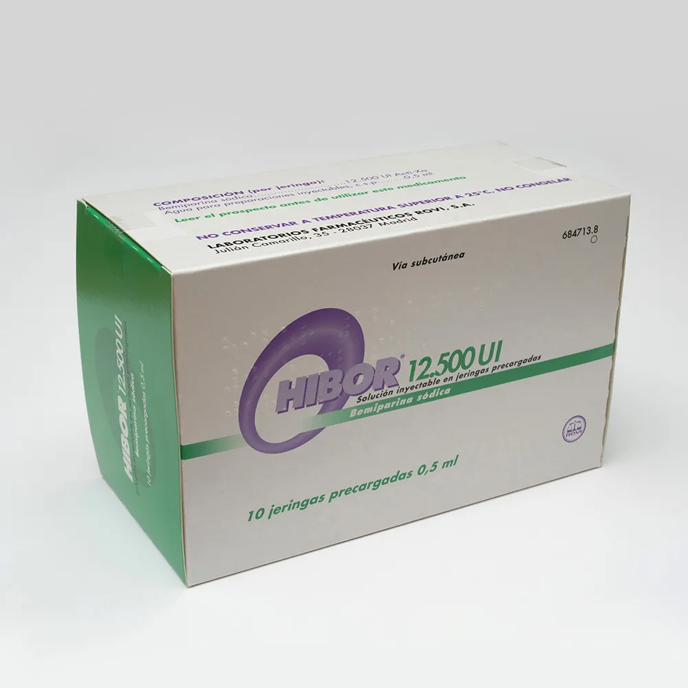 Hibor 12.500 U.I. anti Xa/0.5 ml solution for injection in pre-filled syringes solution for injection in a pre-filled syringe