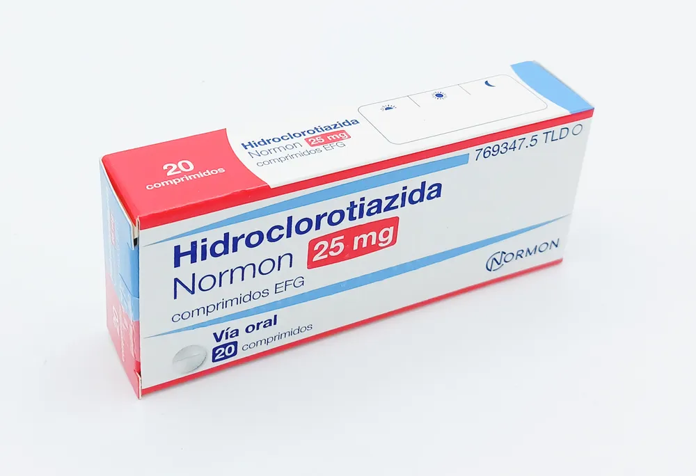 Hydrochlorothiazide Normon 25 mg tablets EFG tablets