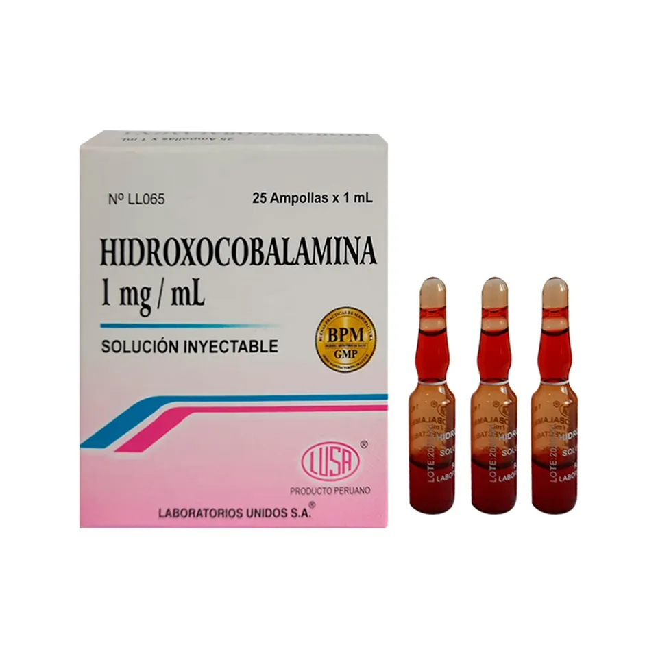 Idrossocobalamina Basi 1 mg/ml soluzione iniettabile soluzione per iniezione