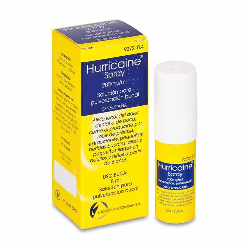 Hurricane Spray 200 mg/ml solution for oral spray solution, dental