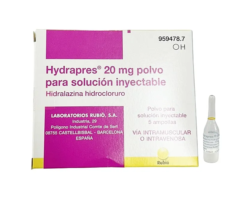 Hydrapres 20 mg polvere per soluzione iniettabile polvere per soluzione iniettabile