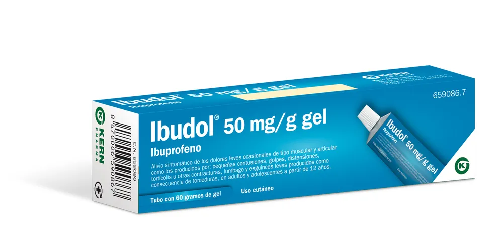 Ibudol 50 mg/g gel gel