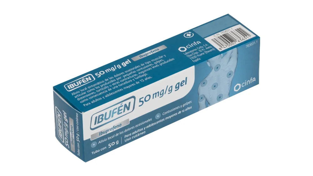 Ibufen 50 mg/g gel gel