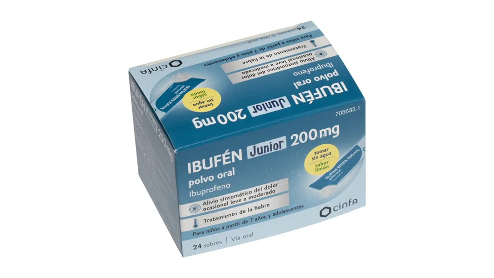 Ibufen Junior 200 mg oral powder powder, oral