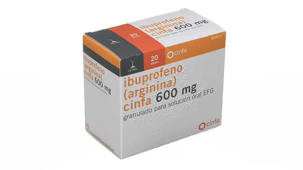 Ibuprofen (arginine) Codramol 600 mg granules for oral solution EFG powder for oral solution