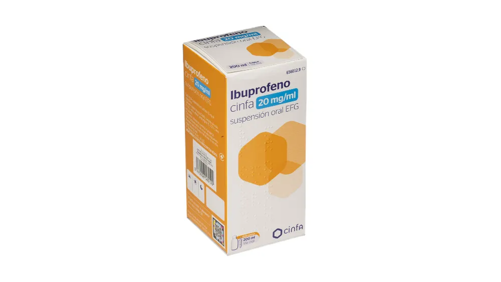 Ibuprofene Cinfá 20 mg/ml sospensione orale EFG sospensione, orale