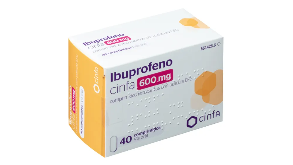 Ibuprofen Cinfa 600 mg film-coated tablets EFG tablets, film-coated
