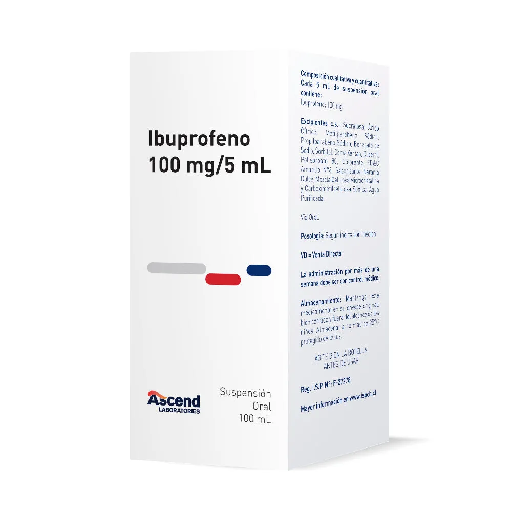 Ibuprofene Codramol 100 mg sospensione orale sospensione, orale